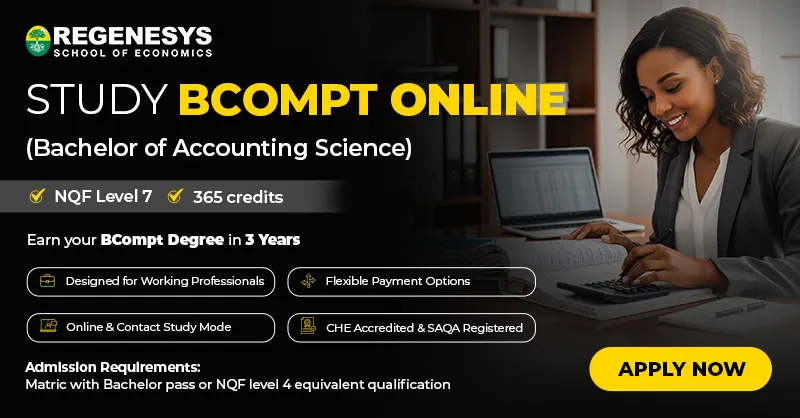 Study Bachelor of Commerce in Accounting Science in south africa online