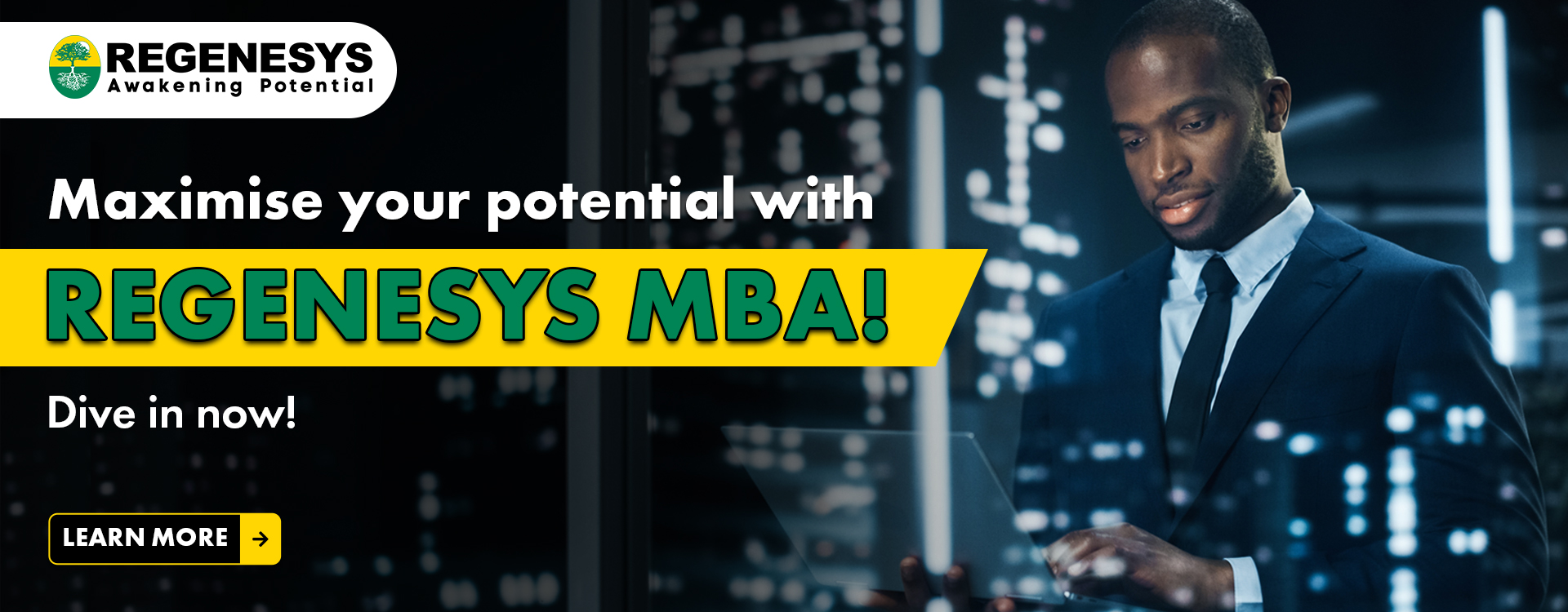 Maximise your potential with Regenesys MBA! Dive in now!