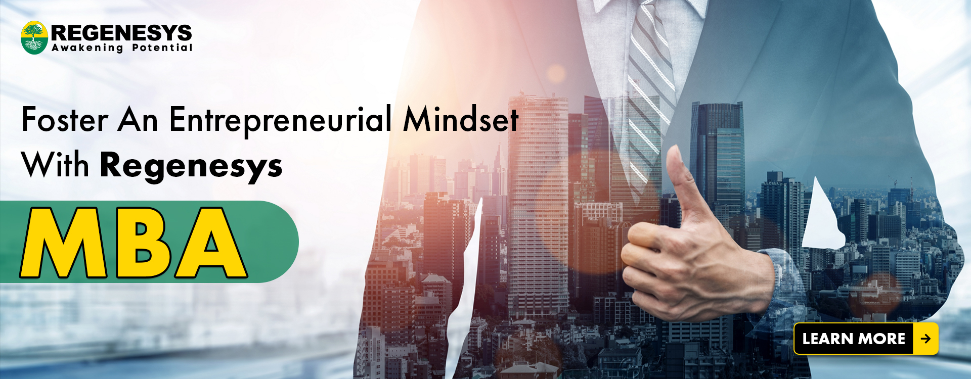 Foster an entrepreneurial mindset with Regenesys' MBA | Learn More now!