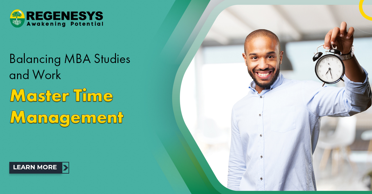 Master in Business Administration courses - Regenesys