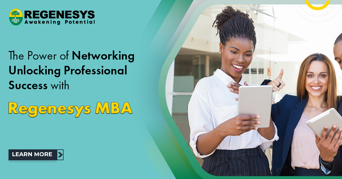 Master in Business Administration courses - Regenesys