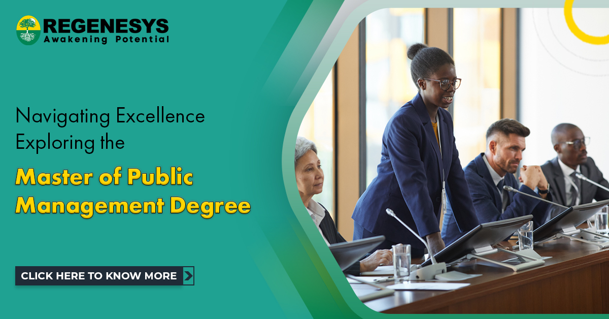 Navigating Excellence: Exploring the Master of Public Management Degree. Click here to know more 