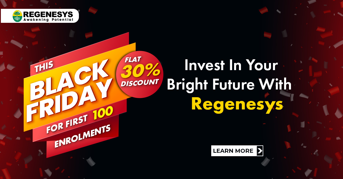 This Black Friday, Invest In Your Bright Future With Regenesys.