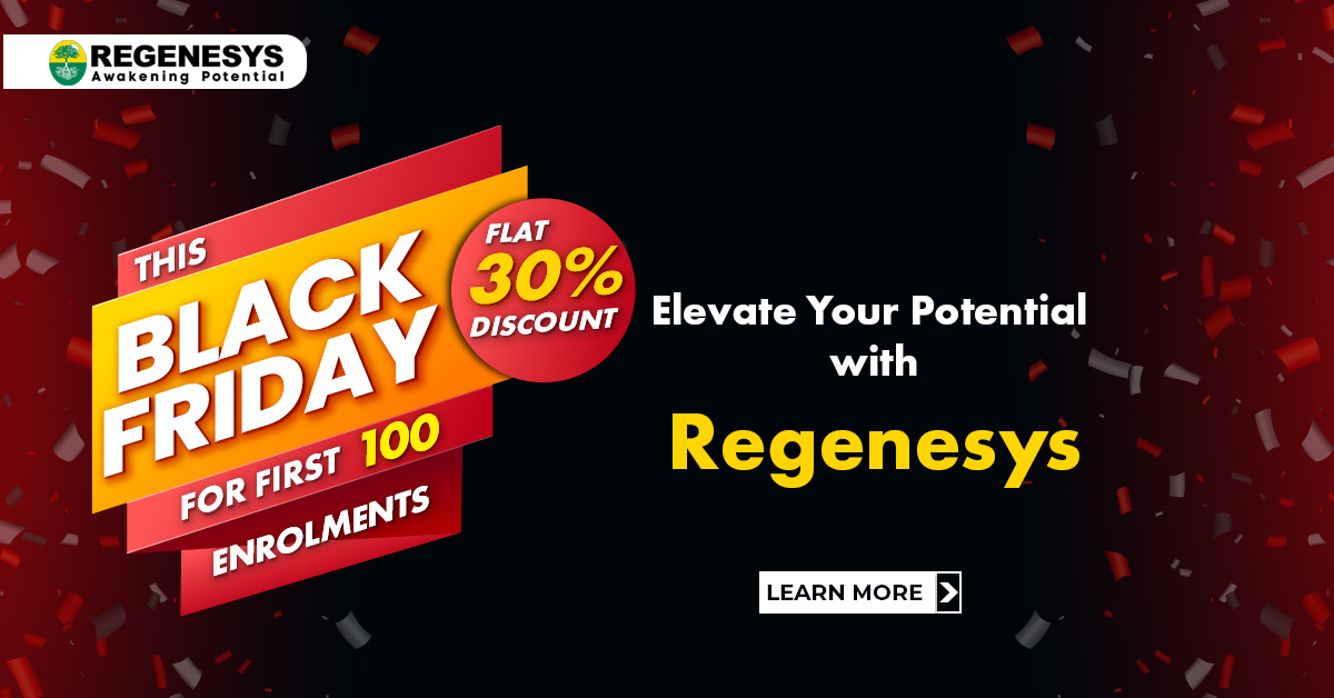 This Black Friday, Elevate Your Potential with 30% Discount! from Regenesys!