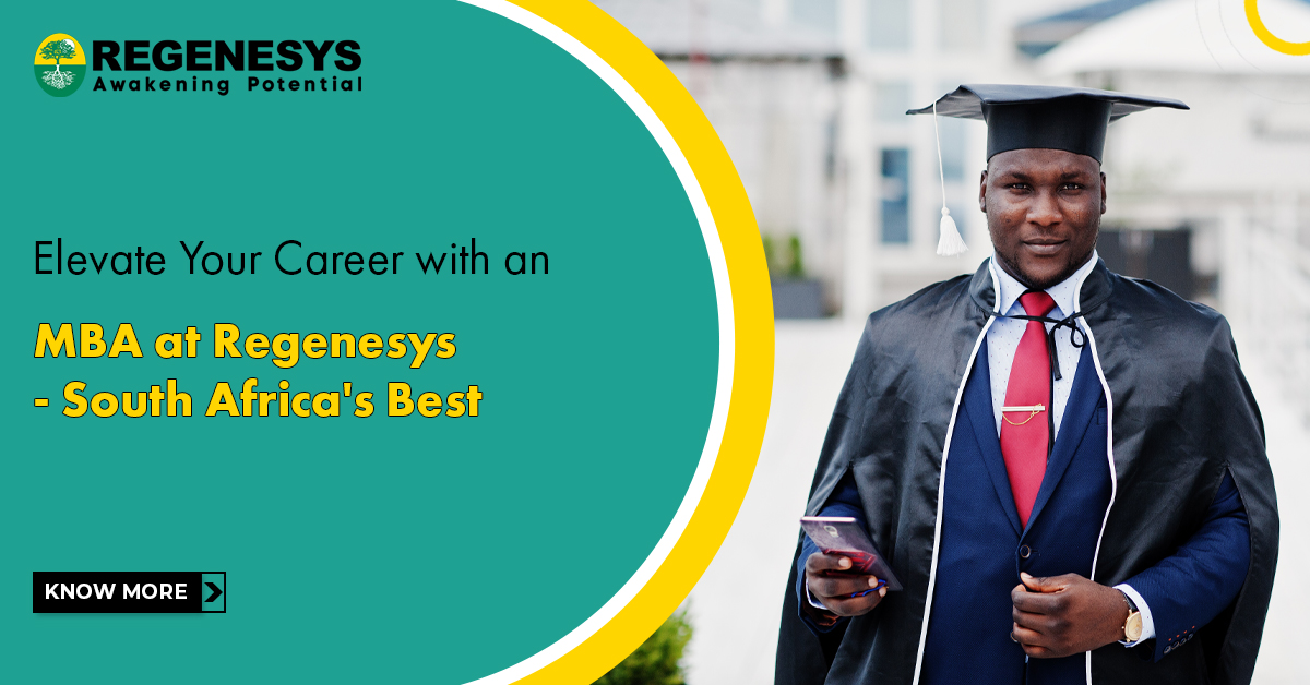 Elevate Your Career with an MBA at Regenesys - South Africa's Best!