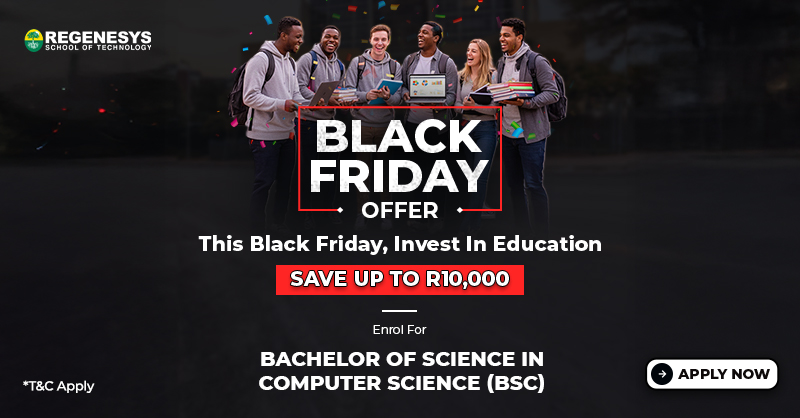 This Black Friday, Invest In Education Save up to R10,000
