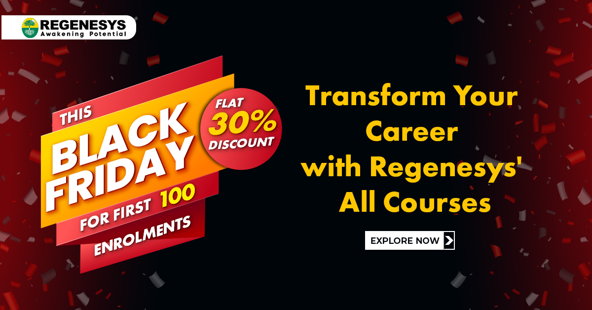 Regenesys Black Friday 30% Discount on all Programmes