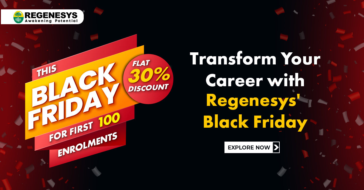 Black Friday Offers - Regenesys Business School