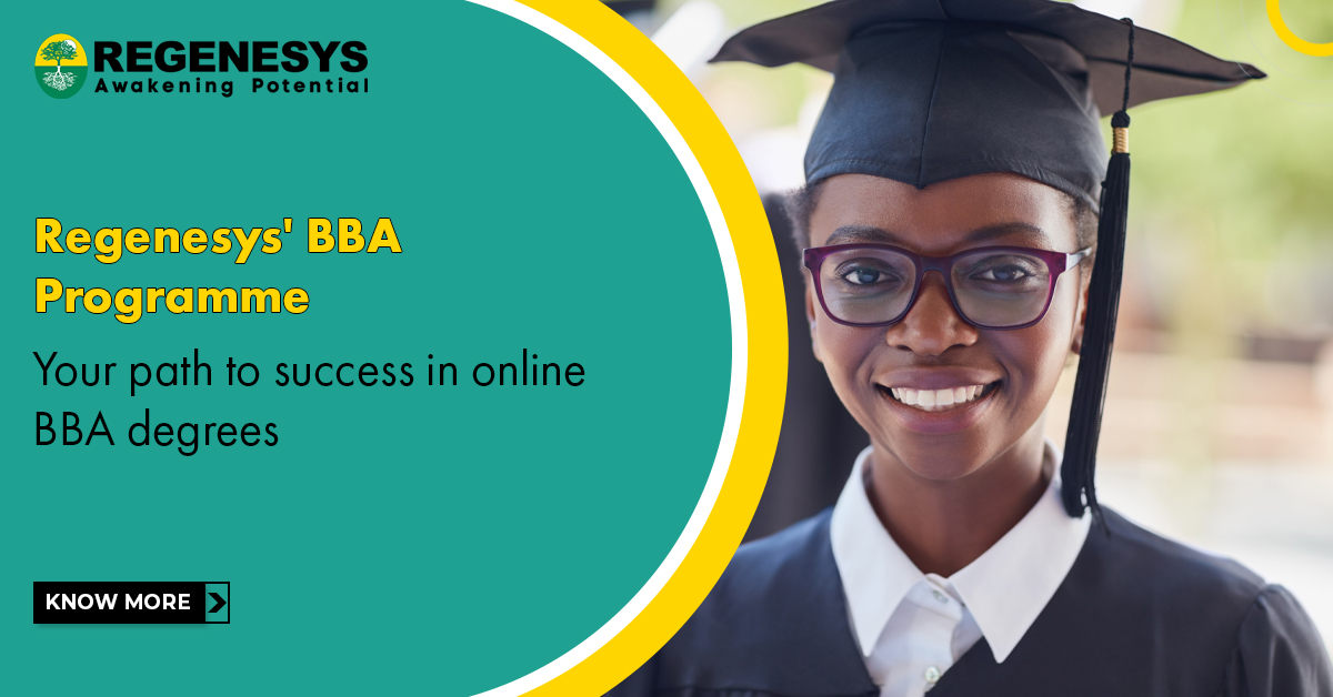 Regenesys' BBA Programme: Your path to success in online BBA degrees!
