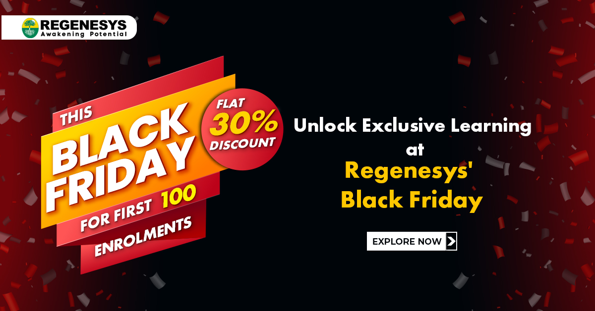 Unlock Exclusive Learning at Regenesys Black Friday