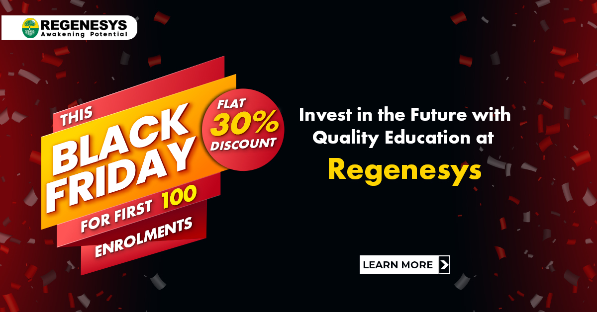 Regenesys Black Friday Offers 2023