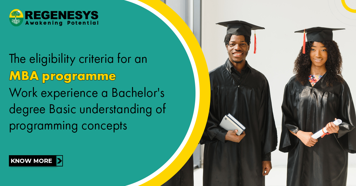 Master in Business Administration courses - Regenesys