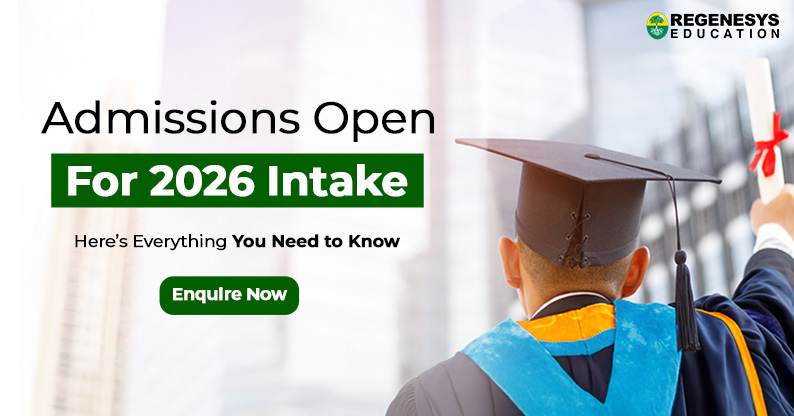 Admissions Open  For 2026 Intake in Regenesys