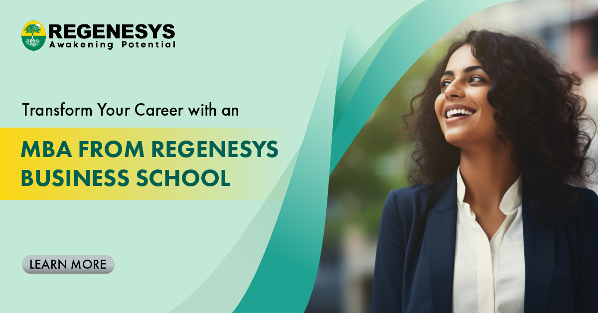 Transform Your Career with an MBA from Regenesys Business School