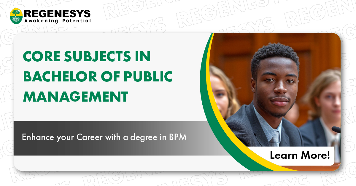 Bachelor of Public Management - Regenesys Business School