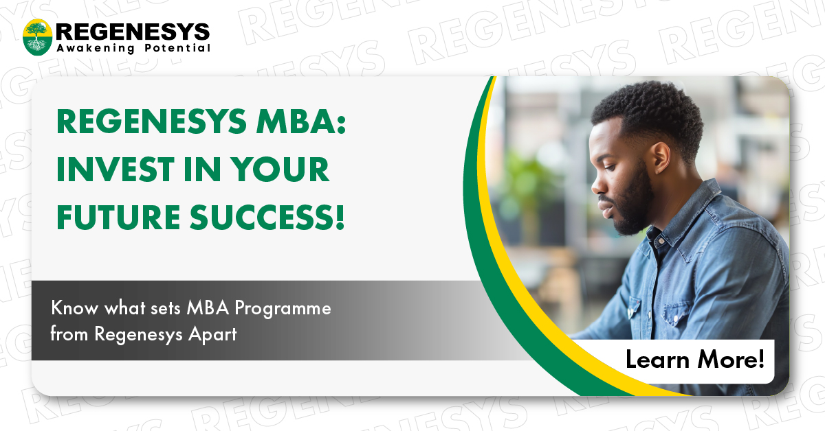 Regenesys MBA: Invest in Your Future Success!