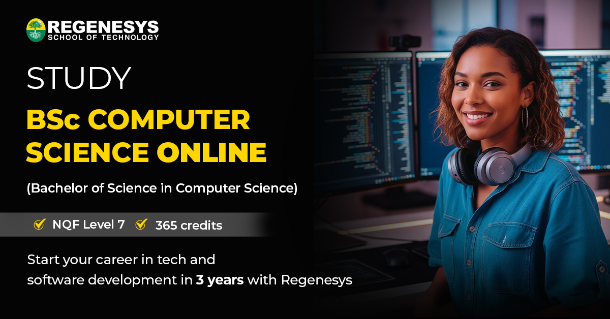 Become a Software Developer with Regenesys pursuing BSc in Computer Science