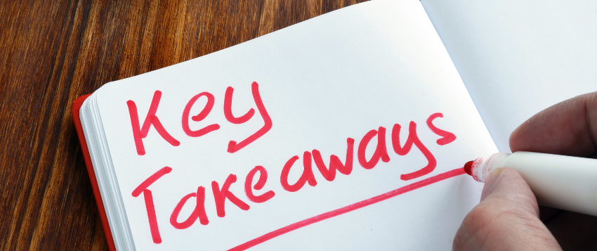 The Takeaway