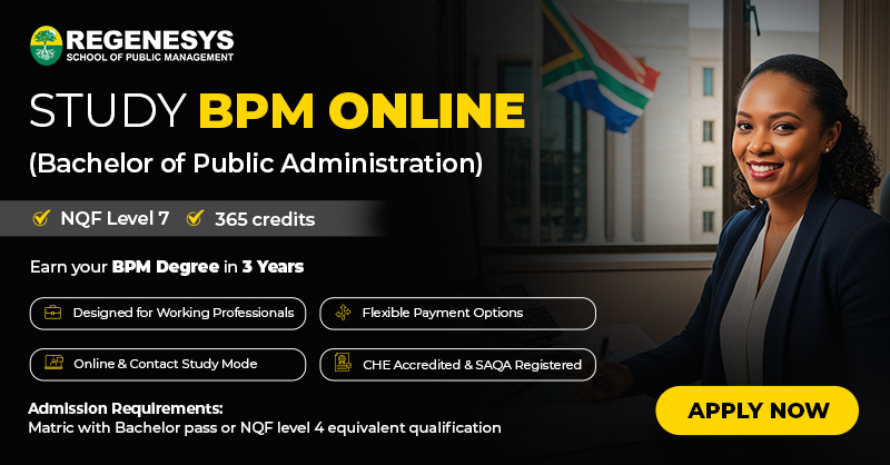 Bachelor of Public Management (BPM) in South Africa