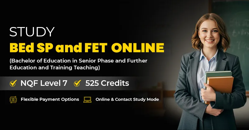 Study BEd and FET Online in South Africa 