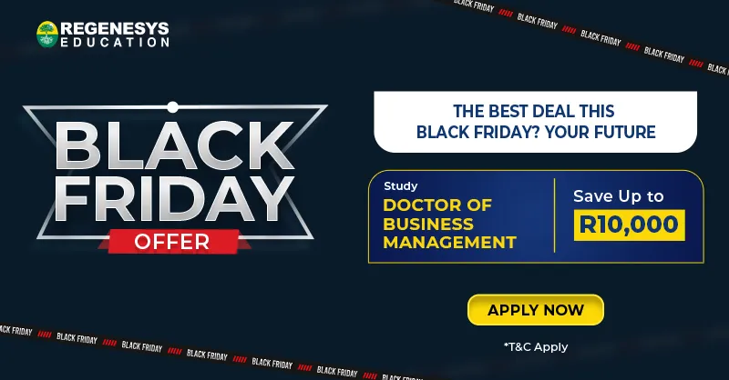 Black Friday Offer - Save Up to R10,000 on all programmes 