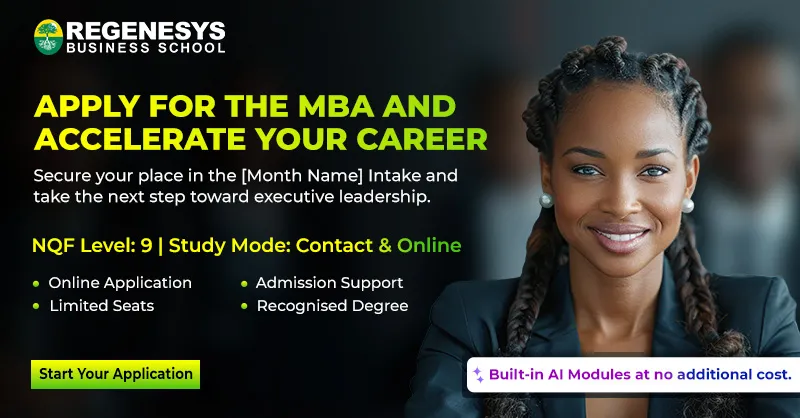 apply for the MBA and Accelerate your career