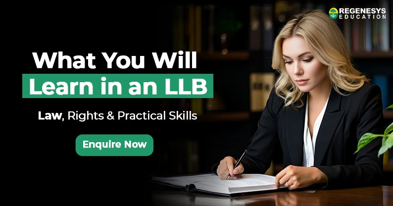what you will learn in an LLB with Regenesys Education
