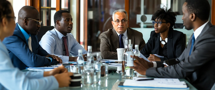 South African public sector leaders discussing ethical leadership and governance