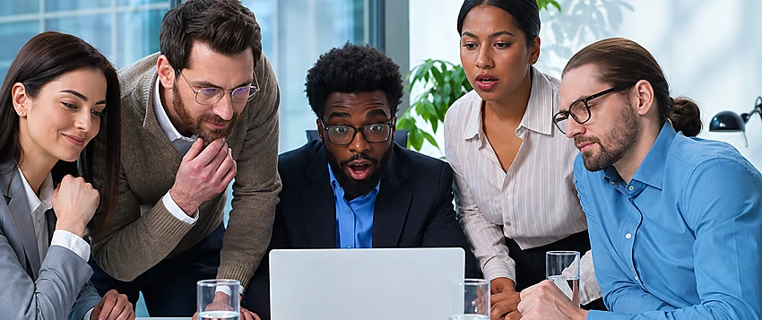 African entrepreneurs collaborating on a business idea in a modern office setting